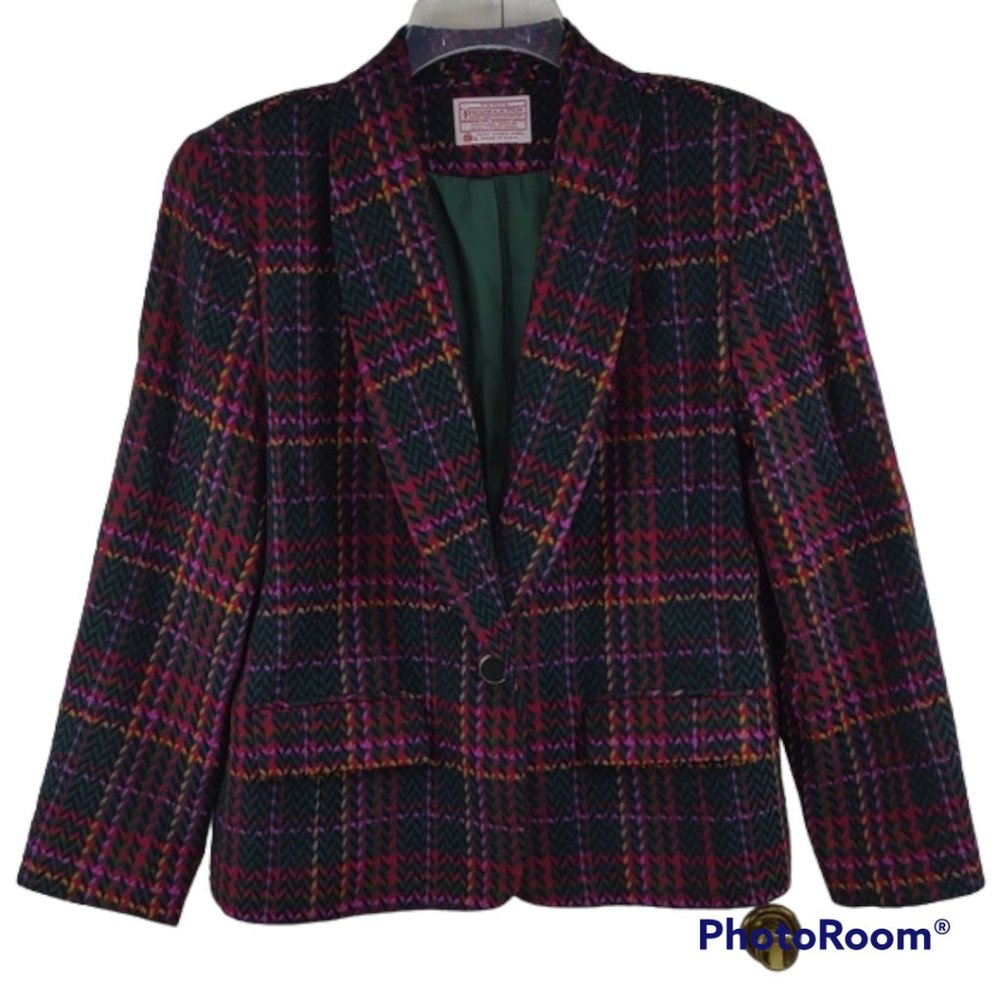 Pendleton Petite 100% Wool Fully Lined Single But… - image 1